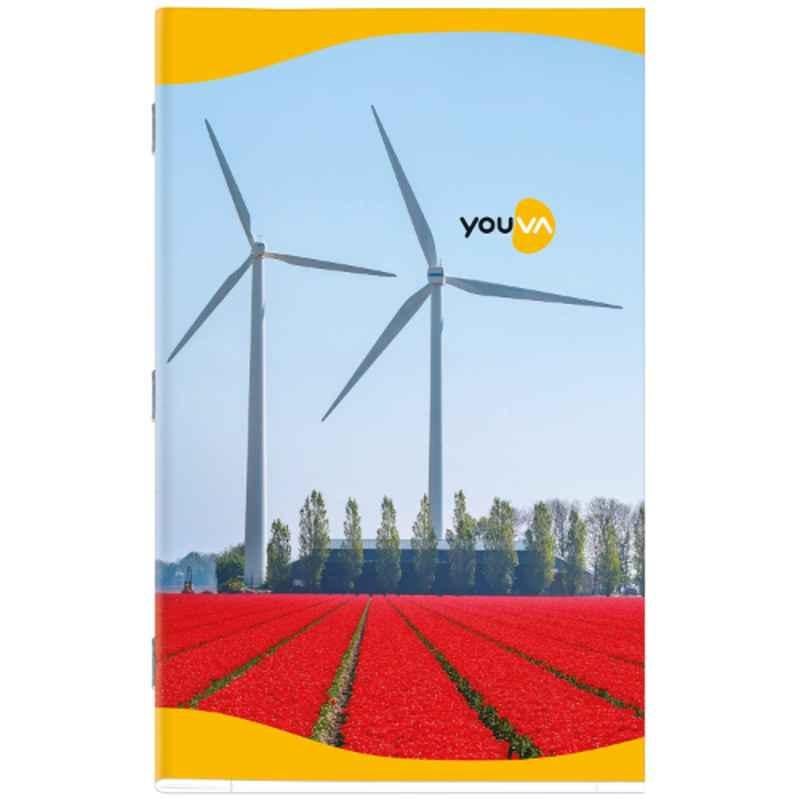 Navneet Youva Regular Size 172 Pages Assorted Design Soft Bound Unruled Long Notebook, 22512 (Pack of 12)