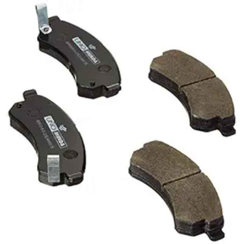 Uno Minda BR-0002 4 Pcs Alloy Steel Front Brake Pad Set for Tata Indica Vista, Ace & Venture