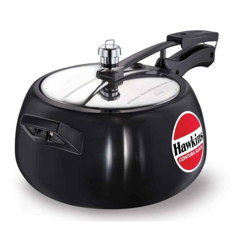 Hawkins Contura Black 5 Litre Pressure Cooker, CB50