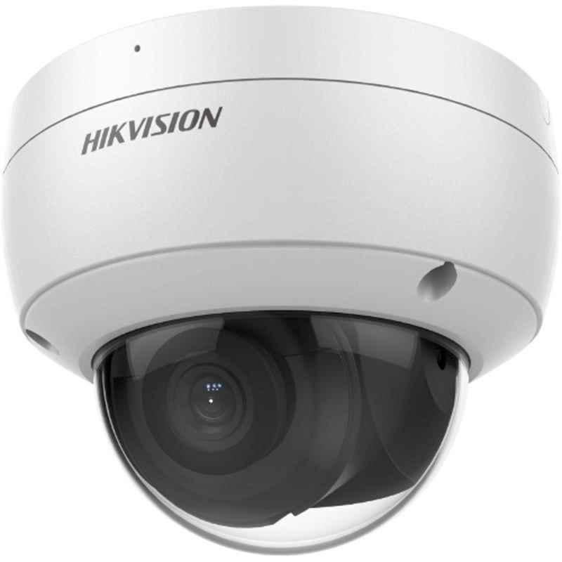Hikvision 6MP 4mm AcuSense Vandal Fixed Network Dome Camera, DS-2CD2163G2-IU, NVR Enabled