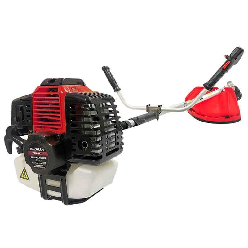 Balwaan Pragati BX-52 52CC 2 Stroke Side Pack Brush Cutter Machine with 3T Blade, Tap N Go & Free Nylon Rope, MTAK-EN-BR-2183
