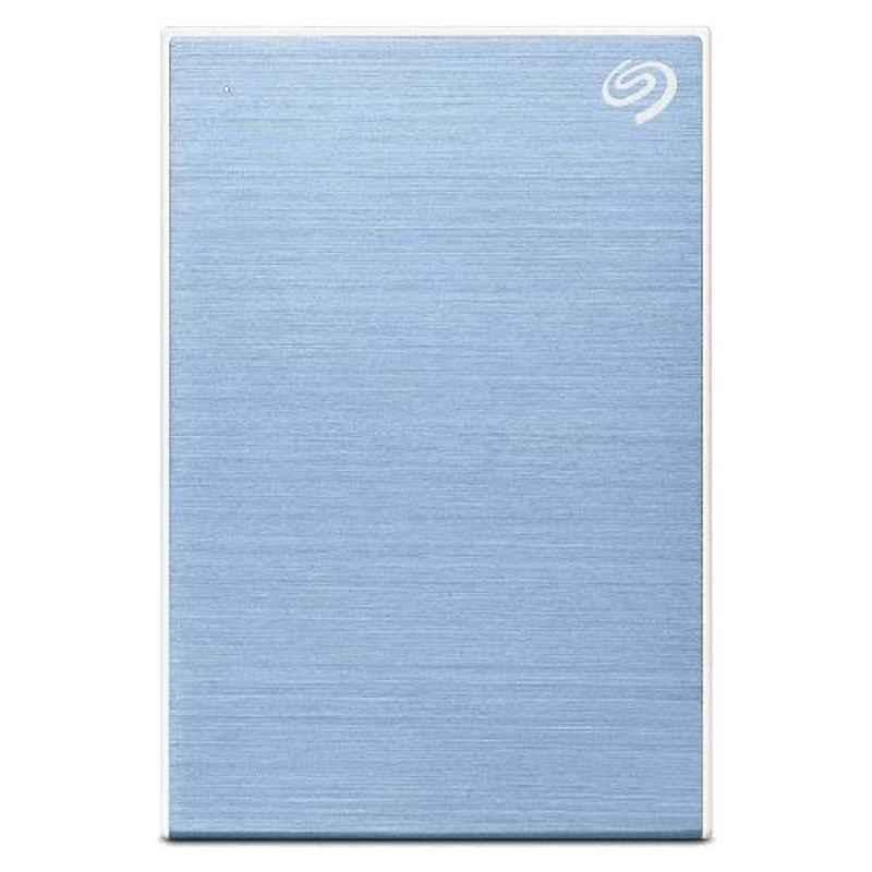 Seagate 1TB USB 3.0 Slim Portable Backup Plus Light Blue External Hard Disk Drive for PC, Laptop & Mac, STHN1000402