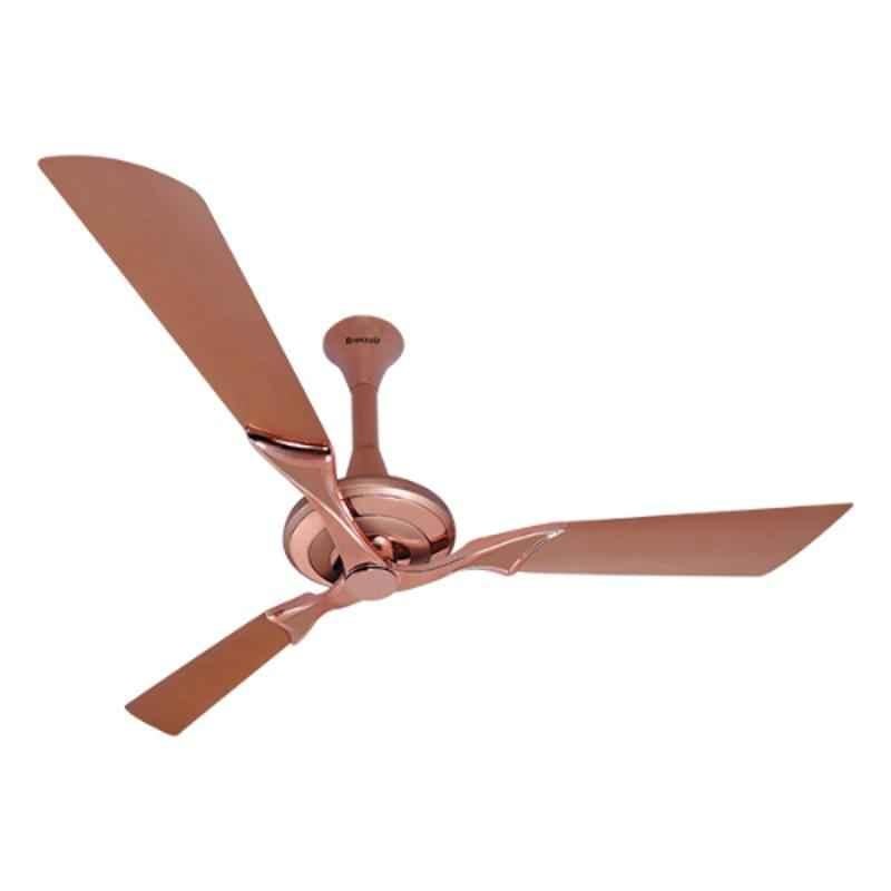 Breezalit Stella 70W Rose gold Designer Ceiling Fan, BZ043, Sweep: 1320 mm