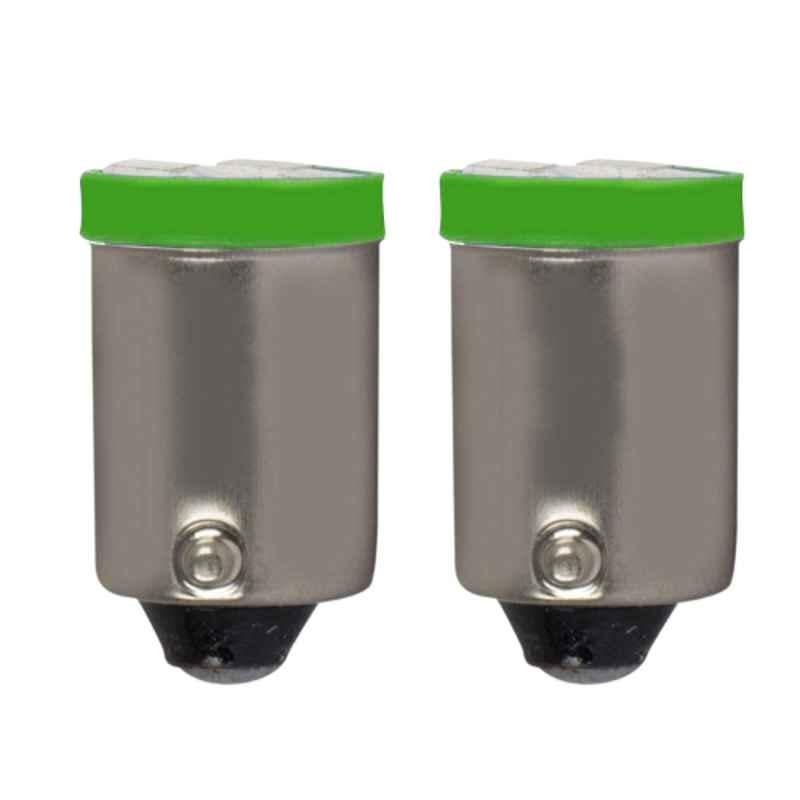 AllExtreme EXSMD2W BA9S 2 Pcs 2W 5 SMD White LED Parking Light Set