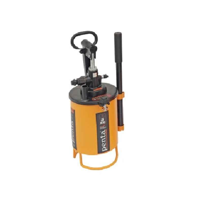 Penta 3kg Economy Hand Operated Grease Dispenser with Aluminium Alloy Head, 2m Hose, Gun & Without Castors, E 1A