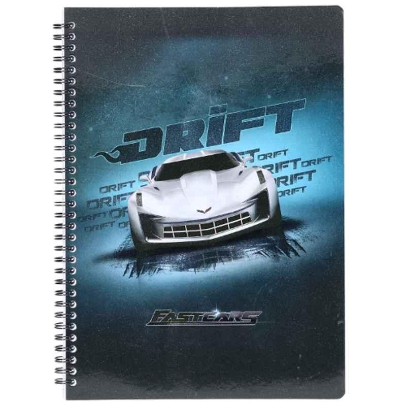 Navneet Jazz Youva A4 160 Pages Single Line Wiro Bound Notebook, 23878B