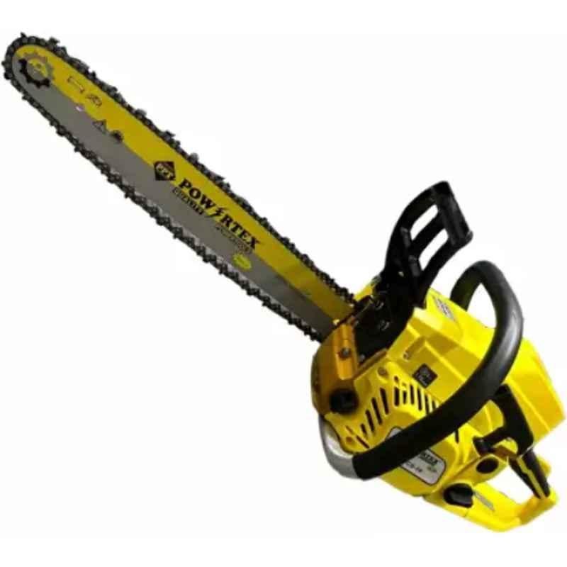 Powertex 74cc 18 inch Slimcut Petrol (Gasoline) Fuel Chainsaw without Battery, PSC-GCS-18