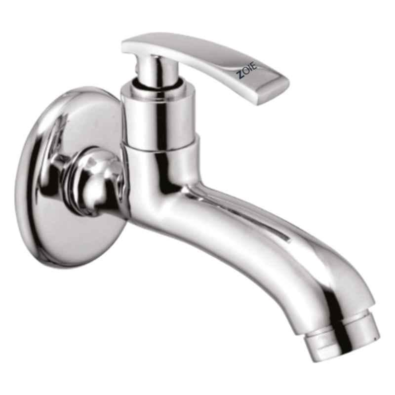 Zoie Viva Brass Silver Chrome Finish Long Body Bib Cock, Z28004