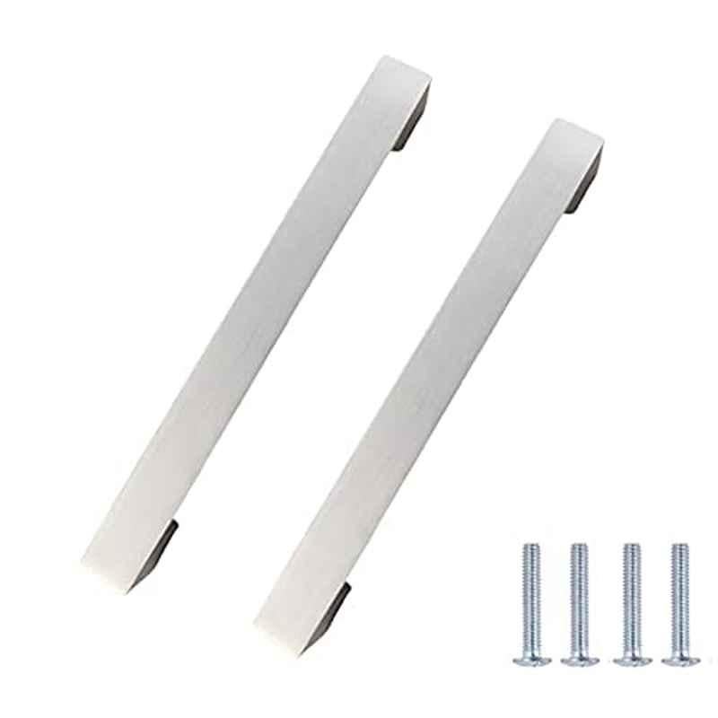 Atom PHS04 10 inch Silver Satin Finish Stainless Steel Pull Handle (Pack of 2)
