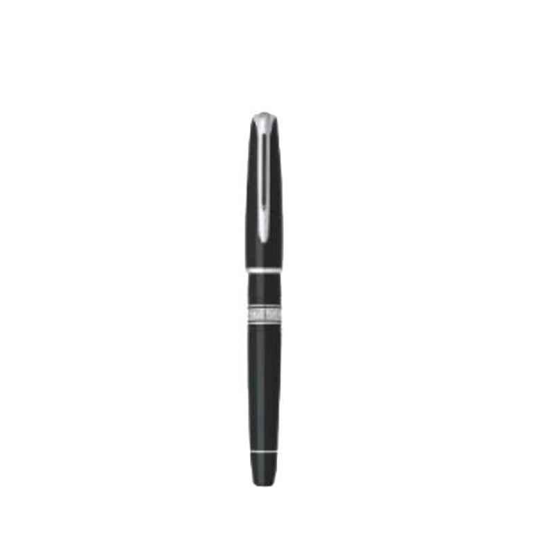 Waterman Black Ink Charleston Ebony Black CT Fountain Pen