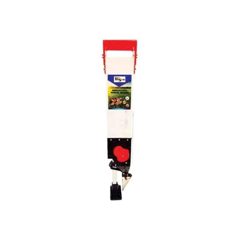 Latson S-1 4 Litre Plastic White Agricultural Single Barrel Manual Seeder, MTAK-MA-HA-5309