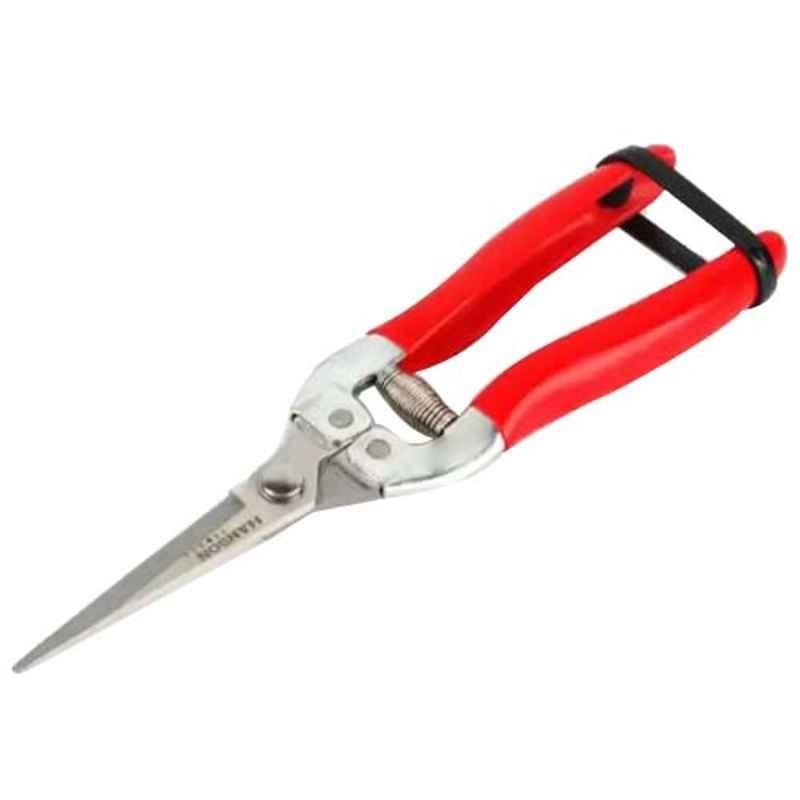 Hanbon 8 inch Red Dip Handle Bypass Pruning Shear, 265004