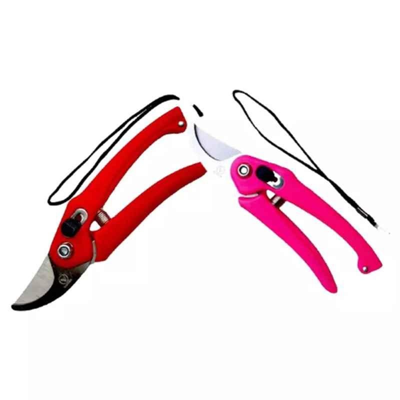 Sky Blue 0.98 inch Iron Bypass Pruner, SBPRUNERMDX0250 (Pack of 2)