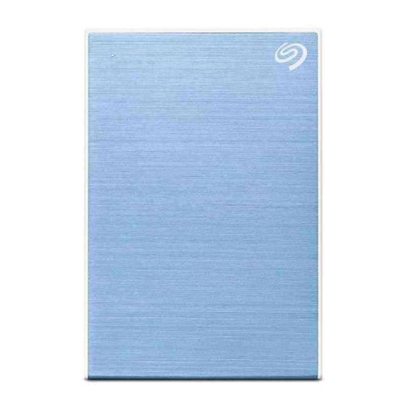 Seagate 5TB USB 3.0 Portable Backup Plus Light Blue External Hard Disk Drive for PC, Laptop & Mac, STHP5000402