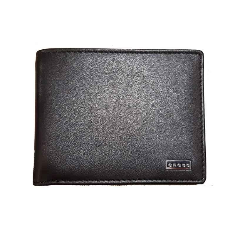 Cross Compact Men's Black Leather Wallet, AC248575B-1