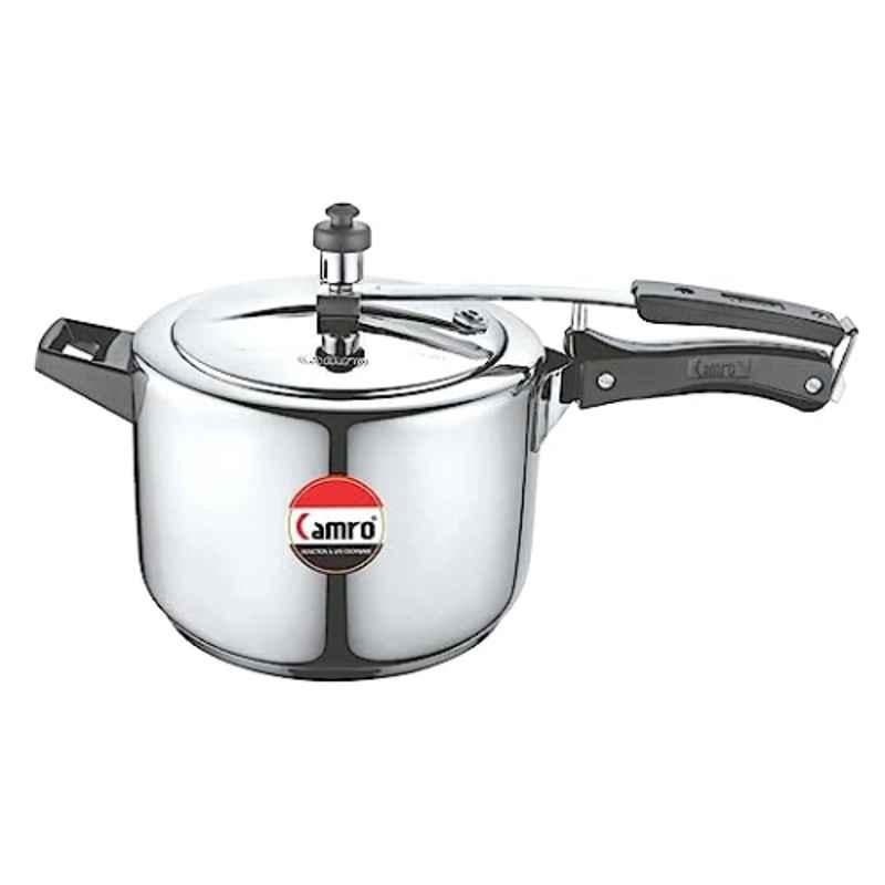 Camro Steller 10L Stainless Steel Inner Lid Induction Bottom Pressure Cooker, SSILSC-08