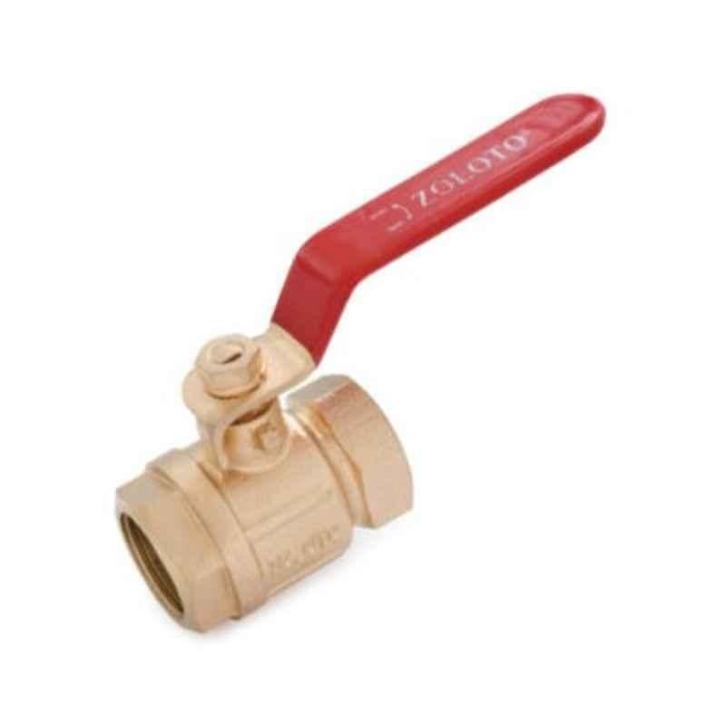 Zoloto 100mm Bronze Screwed Ball Valve, 1008
