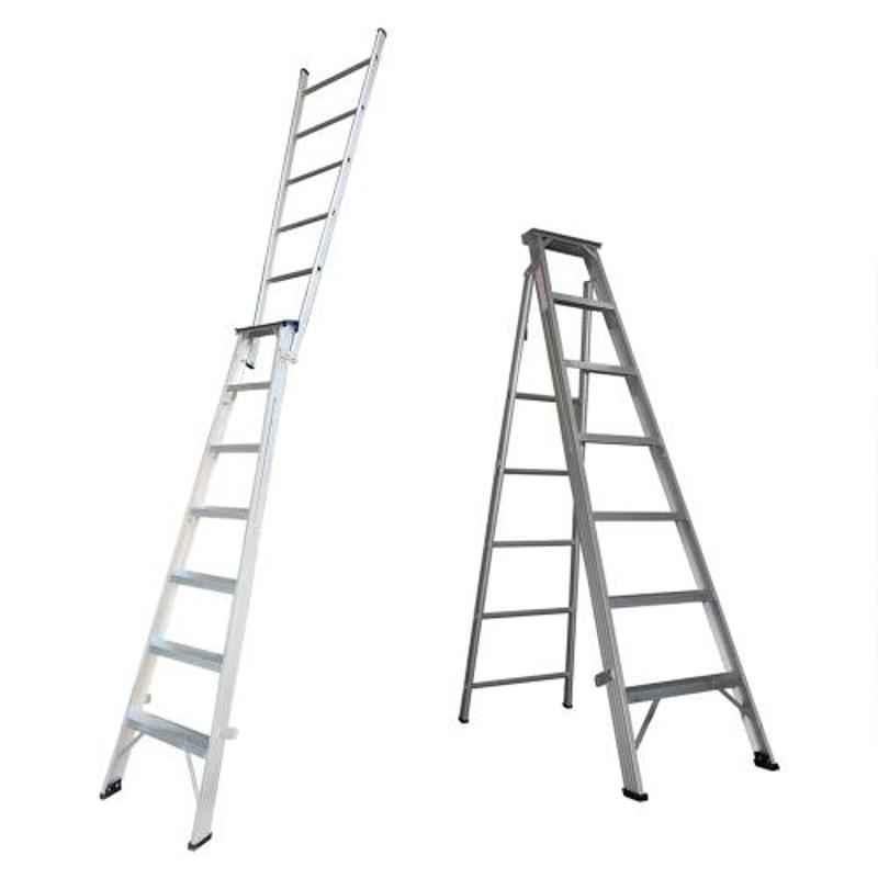 Alnico 150kg 7 Steps Aluminium Alloy Dual Purpose Ladder, DP 7
