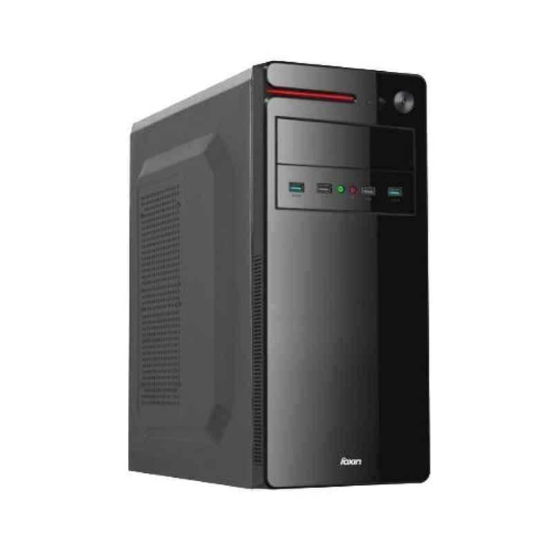 Foxin 3S-SPARK Aesthetic Black Mid Tower PC Cabinet with SMPS