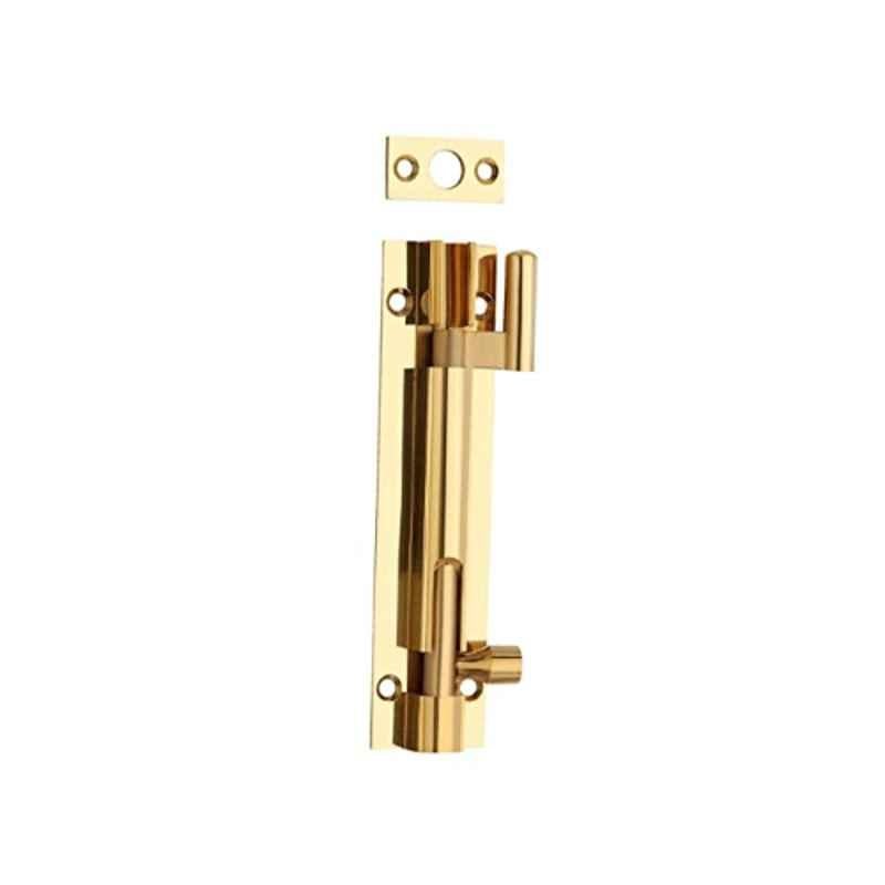 Screwtight B021902PBL-4 3 inch Brass Necked Barrel Bolt (Pack of 4)
