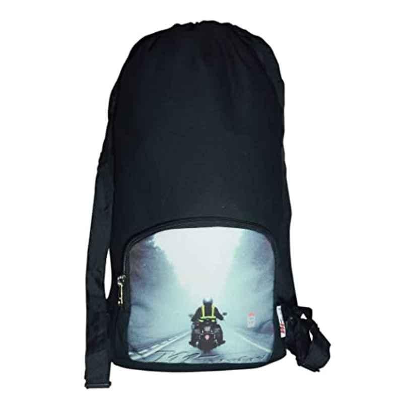 My Fav Digital Print Cotton Canvas Tuition Backpack, MFCANB004
