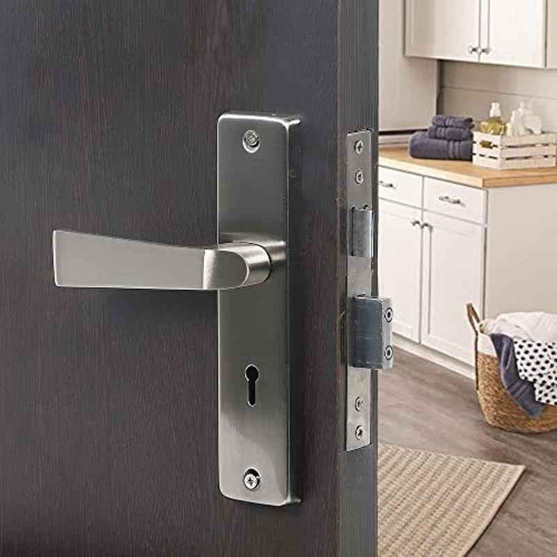 Saze 8 inch Stainless Steel 304 Antique Finish KY Plate Mortise Door Lock Handle Set, RZ-015-04