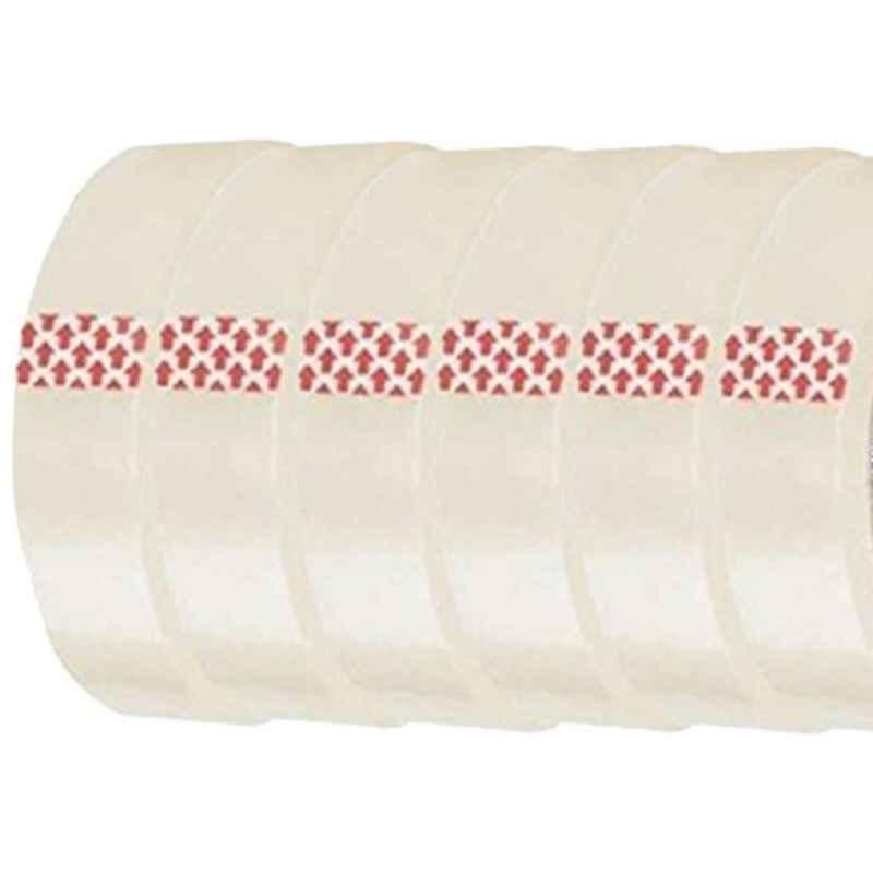 Veeshna Polypack 65m 1 inch Transparent Tape, CT 04 (Pack of 24)