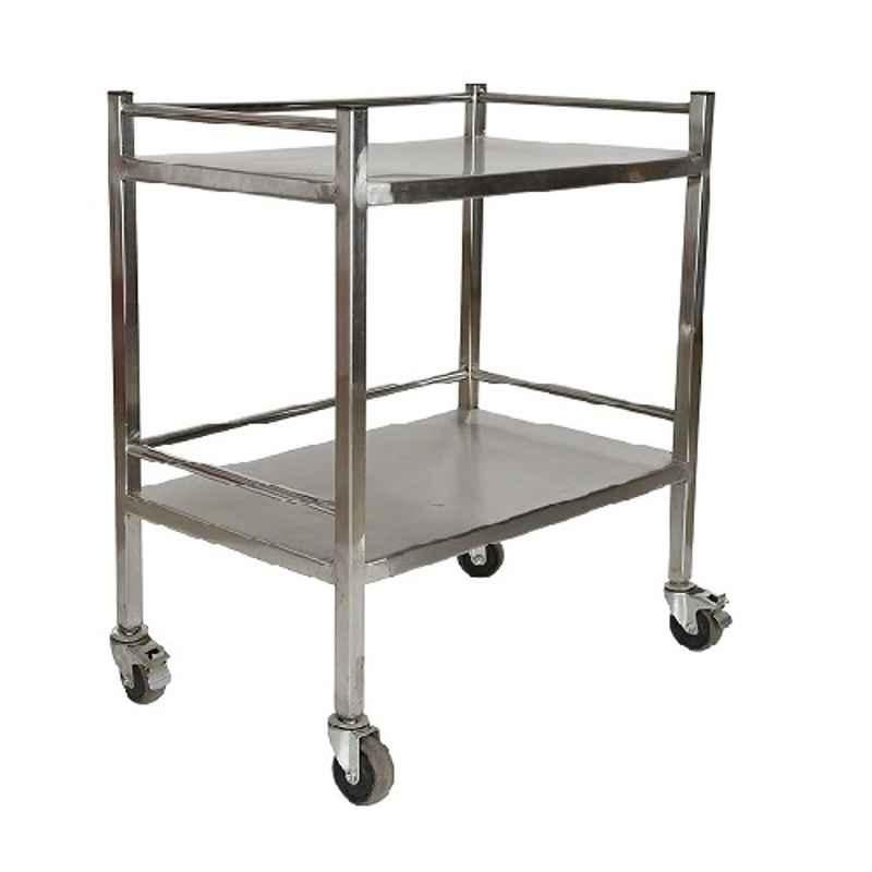 Surgihub 60x45x90cm Stainless Steel Instrument Trolley, 11058
