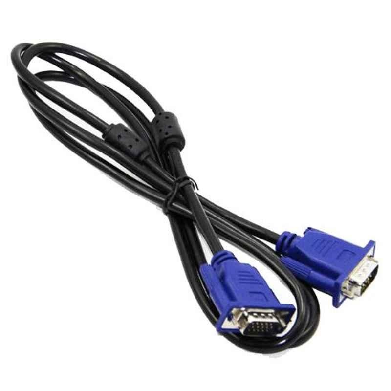 Swaggers 15 Pin 1.5m Black VGA Cable