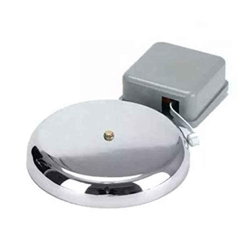 KK Mart 6 inch Metal & Plastic Grey Gong Bell