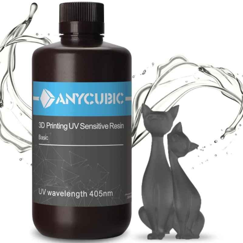 Anycubic 1L Black Resin UV Wavelength 405nm Rapid Photopolymer, 3IDEA-ANC-Kobra 2-FDM-BLK