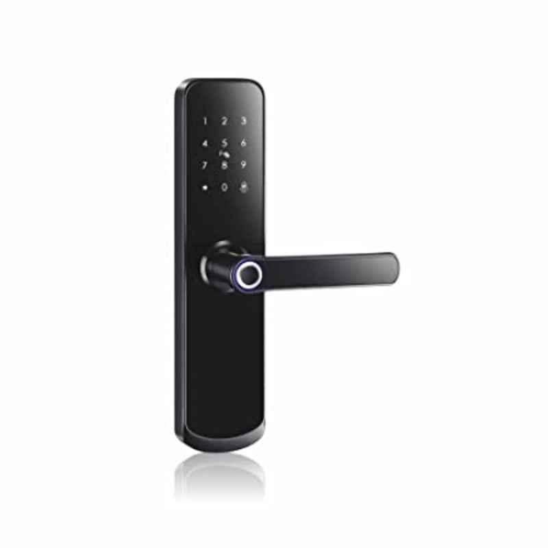 Ozone OZ-FDL-04-Std Black Fingerprint Smart Door Lock with 4 Way Unlock