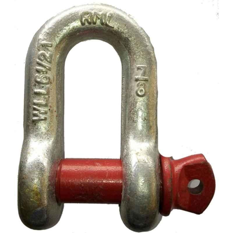 Boltz 3.5 Ton Alloy Steel G80 D Shackle Screw Pin