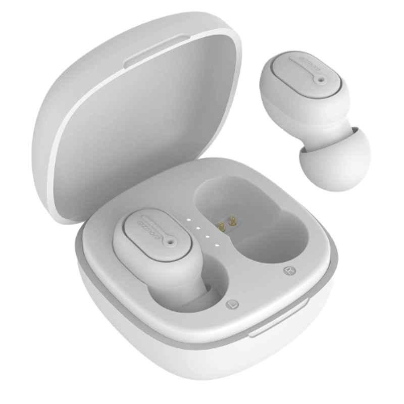 Gizmore GIZBUD 805 Plastic White True Wireless Bluetooth Earbuds