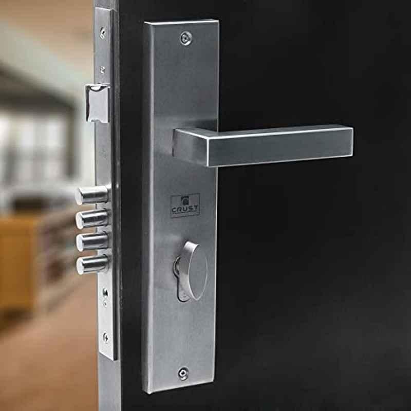 Voltizi Bego 10 inch Stainless Steel 304 Antique Finish CY Plate Mortise Door Lock Handle Set with One Side Key