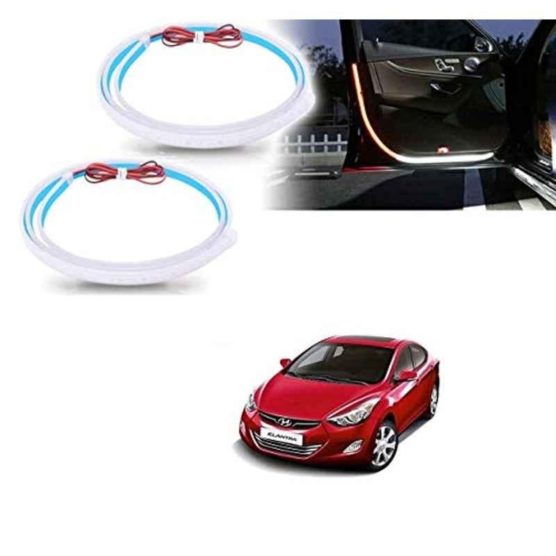 Kozdiko 2 Pcs 120cm Car Door Opening Warning LED Strips Safety Light Set for Hyundai Elantra
