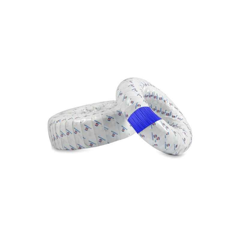 Standard 1.5 Sq mm 90m Blue PVC FR Industrial Cables, WSFFFNBA11X5
