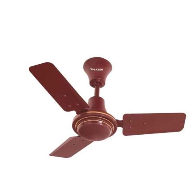 Lazer Seaira 72W Glossy Brown Ceiling Fan, Sweep: 600 mm