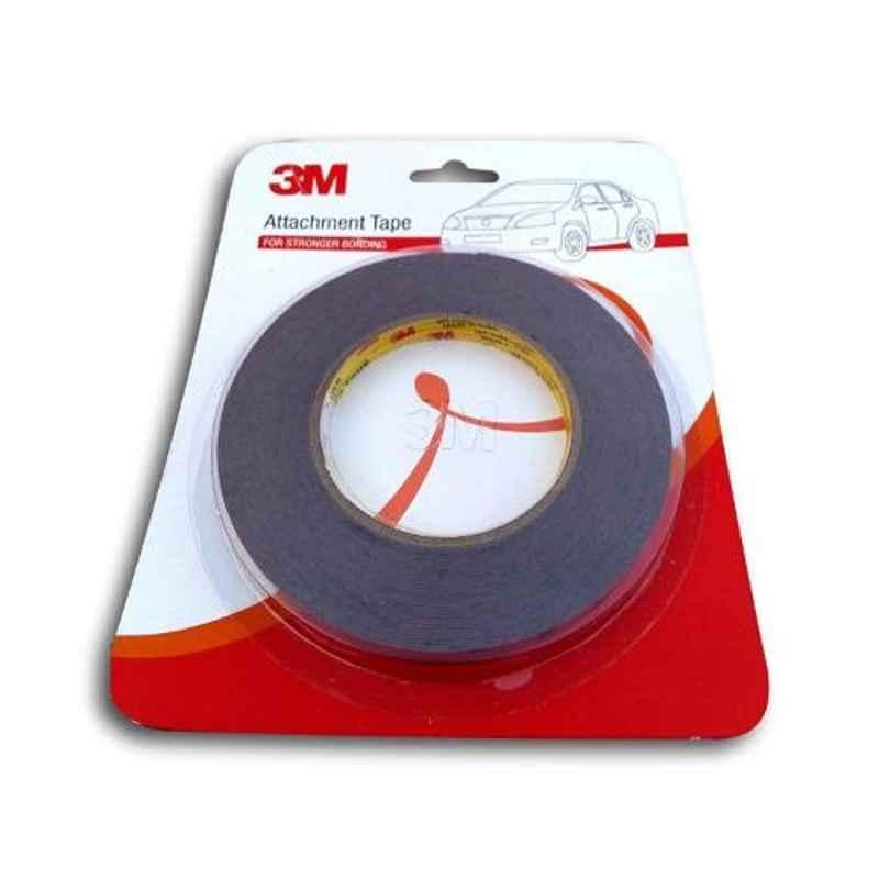 3M Grey 2.4cm 10m Acrylic Foam Attachment Tape (Pack of 4)