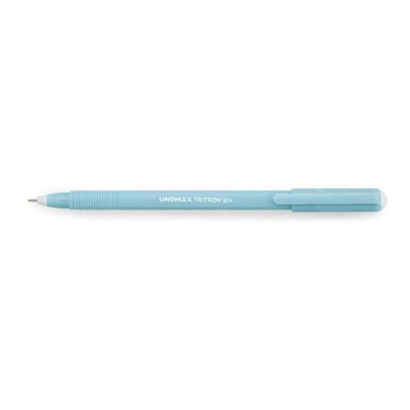 Unomax 100 Pcs Tritron 2X 0.7mm Triangular Shape Ball Point Pen Set