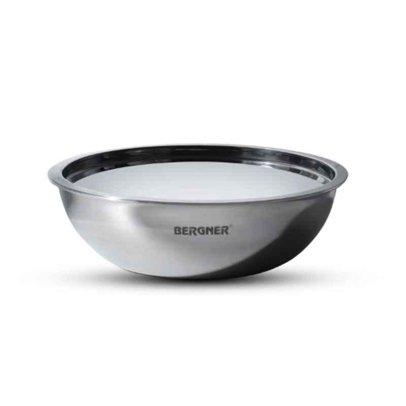 Bergner Argent Triply 16cm 0.75L Stainless Steel Tasra with Stainless Steel Lid, BG-31141