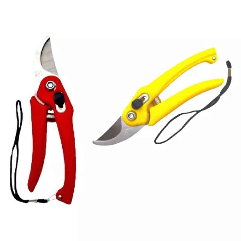 Sky Blue 0.98 inch Iron Bypass Pruner, SBPRUNERMDX0234 (Pack of 2)