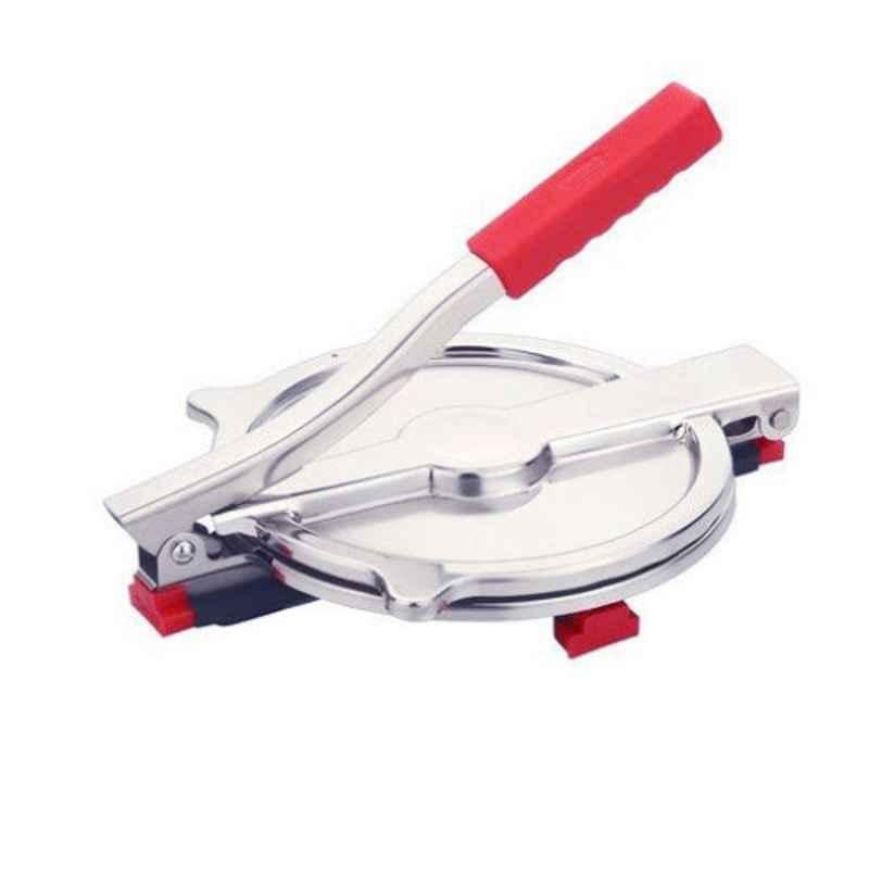 DeoDap 6 inch Stainless Steel Manual Puri Press Machine with Handle, 0793