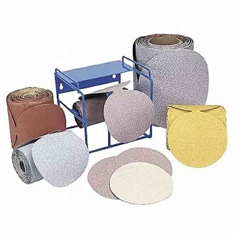 Norton H5930 5 inch Aluminum Oxide No Hole PSA Sanding Disc Roll, 4LL89