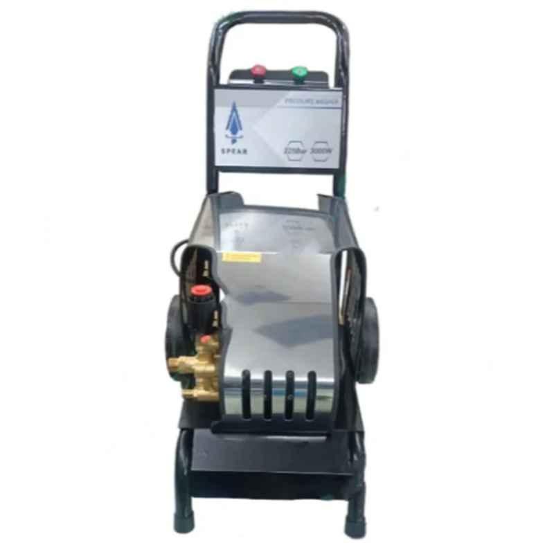 Spear 3000W 225bar Trolley Type High Pressure Washer with Spray Gun & Other Accessories, TI-S2-11698