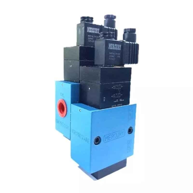 Mercury 1/2x3/2 inch Dual Pressure Blow Solenoid Valve, NP314D