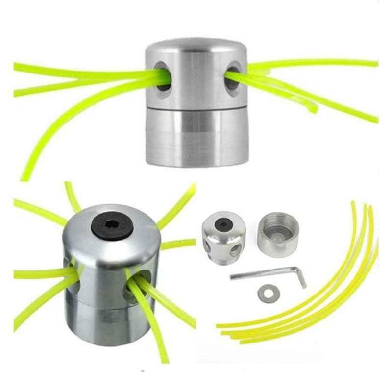 Farmo Tools Aluminium Silver Trimmer Head for Brush Cutter, SNEA/0012