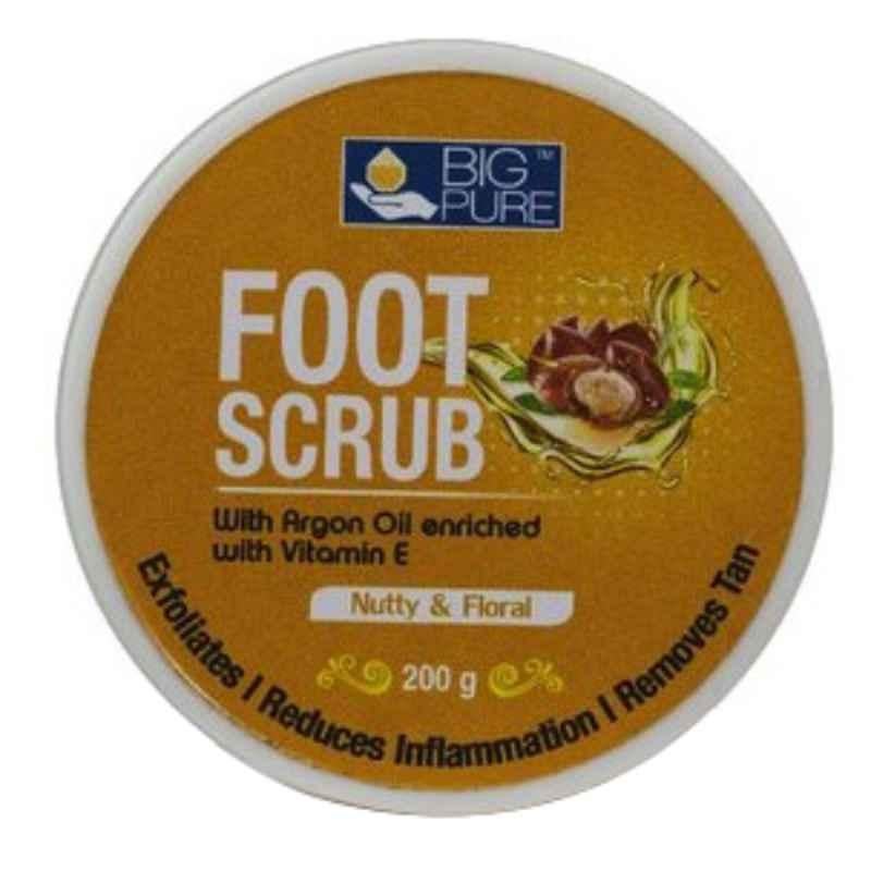 Big Pure 200g Nutty & Floral Foot Scrub with Argon Oil
