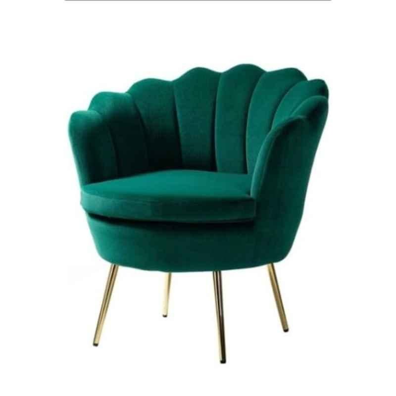 Modern India Seating Green Velvet Dining Chair, MISPC9