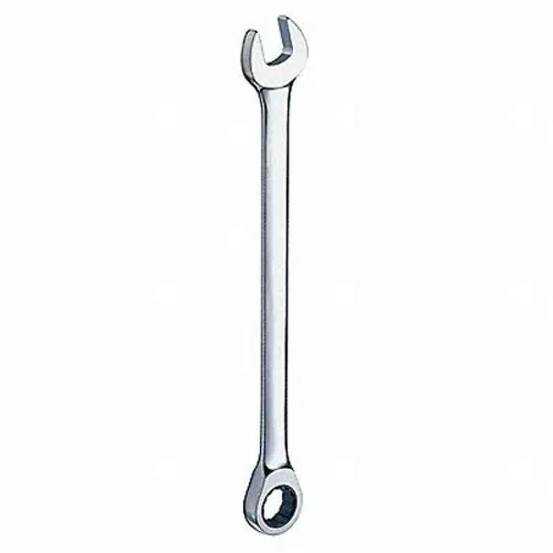 Westward 14-1/8 inch Alloy Steel Chrome Ratchet Wrench, 1LCV8
